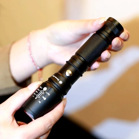 AIC strong light flashlight rechargeable super bright long-range zoom mini home waterproof USB direct charge pocket lighting LED outdoor super bright portable patrol imported T6 wick 10W USB fast charge one charge one charge AIC strong light flashlight rechargeable super bright long-range zoom mini home waterproof USB direct charge pocket lighting LED outdoor super bright portable patrol imported T6 wick 10W USB fast charge one charge one charge