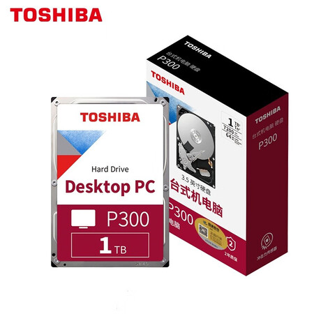 Toshiba TOSHIBA1TB desktop mechanical hard drive 64MB 7200RPM SATA interface P300 series HDWD110 Toshiba TOSHIBA1TB desktop mechanical hard drive 64MB 7200RPM SATA interface P300 series HDWD110