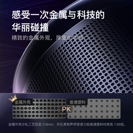 Xiaodu Smart Speaker Big King Kong Steel Cannon Sound Quality Metal Appearance Voice Control Infrared Remote Control WiFi/Bluetooth Computer Desktop Audio Early Education Accompaniment Xiaodu Smart Speaker Big King Kong Steel Cannon Sound Quality Metal Appearance Voice Control Infrared Remote Control WiFi/Bluetooth Computer Desktop Audio Early Education Accompaniment