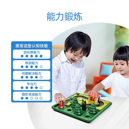 Xiaoyu egg children's educational toys desktop game logic to understand the problem labyrinth early education 启 baby mature logic thinking training parent-child interactive board game 3-6 years old 4-12 years old red hat and big gray wolf Xiaoyu egg children's educational toys desktop game logic to understand the problem labyrinth early education 启 baby mature logic thinking training parent-child interactive board game 3-6 years old 4-12 years old red hat and big gray wolf
