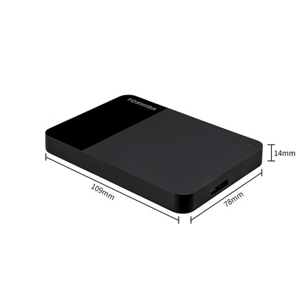 Toshiba TOSHIBA 1TB Portable Hard Drive READY B3 Series USB3.0 Business Black Compatible with Mac Lightweight and portable Stable and durable High-speed transmission Basic business Toshiba TOSHIBA 1TB Portable Hard Drive READY B3 Series USB3.0 Business Black Compatible with Mac Lightweight and portable Stable and durable High-speed transmission Basic business