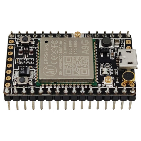 Lost Stone GPRS/GSM wireless communication module A9G development board GPS+BDS dual-mode positioning support voice message A9G development board with GPS antenna 1, GPRS antenna 1 Lost Stone GPRS/GSM wireless communication module A9G development board GPS+BDS dual-mode positioning support voice message A9G development board with GPS antenna 1, GPRS antenna 1