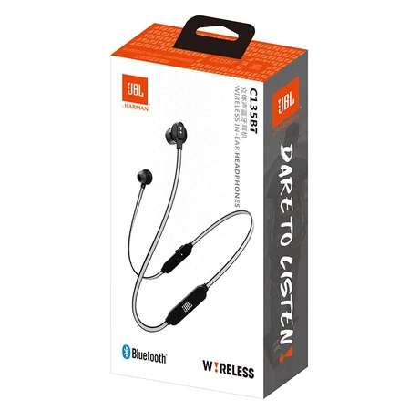 JBL C135BT In-Ear Wireless Bluetooth Headphones Sweatproof Waterproof Sports Headset Neck Hanging Magnetic Apple Android Mobile Game Valentine's Day Gift Night Sky Black JBL C135BT In-Ear Wireless Bluetooth Headphones Sweatproof Waterproof Sports Headset Neck Hanging Magnetic Apple Android Mobile Game Valentine's Day Gift Night Sky Black
