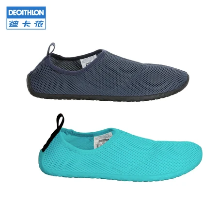 Decathlon beach shoes men's wading shoes women's outdoor hiking upstream wading swimming shoes anti-cut anti-slip shoes SUBEA dark gray suggest to take a size up 40-41 Decathlon beach shoes men's wading shoes women's outdoor hiking upstream wading swimming shoes anti-cut anti-slip shoes SUBEA dark gray suggest to take a size up 40-41