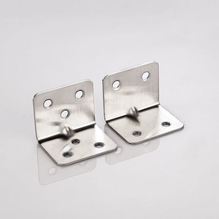 Stainless steel angle code L-shaped code angle iron bracket fixing piece semicircle thickening right angle furniture hardware fitting connecting piece 20*20*1.8mm thickness 5pcs Stainless steel angle code L-shaped code angle iron bracket fixing piece semicircle thickening right angle furniture hardware fitting connecting piece 20*20*1.8mm thickness 5pcs