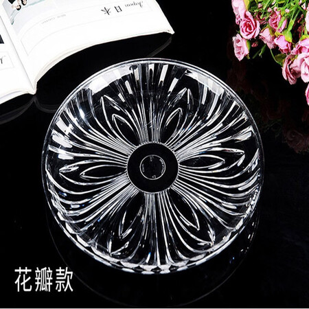 ShouMi Acrylic Large Fruit Plate Transparent KTV Bar Fruit Bowl Snack Plate Plastic Fruit Plate Fruit Plate Creative Living Room Crystal Fruit Plate 30cm ShouMi Acrylic Large Fruit Plate Transparent KTV Bar Fruit Bowl Snack Plate Plastic Fruit Plate Fruit Plate Creative Living Room Crystal Fruit Plate 30cm