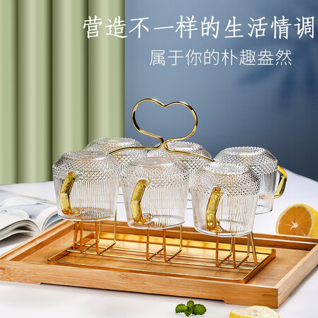 Green Apple Light Luxury Hammered Glass Cup Household Water Cup with Handle Living Room Family Drinking Water Color Cup Tea Cup Cup Set Banxia Pot + Banxia Cup Six Colors + Golden Love Frame + Morandi Tea Tray Green Apple Light Luxury Hammered Glass Cup Household Water Cup with Handle Living Room Family Drinking Water Color Cup Tea Cup Cup Set Banxia Pot + Banxia Cup Six Colors + Golden Love Frame + Morandi Tea Tray