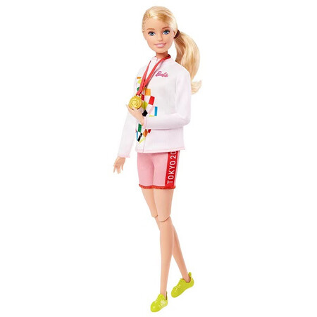 Barbie Barbie Little Princess Doll Girl Gift Play House Doll Toy-Barbie Olympic Barbie 4 Styles Random Shipment GJL73 Barbie Barbie Little Princess Doll Girl Gift Play House Doll Toy-Barbie Olympic Barbie 4 Styles Random Shipment GJL73