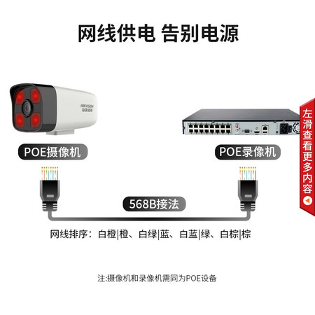 Hikvision camera 2 million surveillance outdoor 1080P network high-definition surveillance camera infrared night vision 50 meters dustproof and waterproof camera DS-IPC-B12V2-I4mm/PoE Hikvision camera 2 million surveillance outdoor 1080P network high-definition surveillance camera infrared night vision 50 meters dustproof and waterproof camera DS-IPC-B12V2-I4mm/PoE