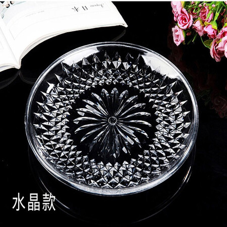 ShouMi Acrylic Large Fruit Plate Transparent KTV Bar Fruit Bowl Snack Plate Plastic Fruit Plate Fruit Plate Creative Living Room Crystal Fruit Plate 30cm ShouMi Acrylic Large Fruit Plate Transparent KTV Bar Fruit Bowl Snack Plate Plastic Fruit Plate Fruit Plate Creative Living Room Crystal Fruit Plate 30cm