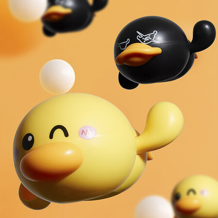 Leqin Lechin children's toys for boys and girls, baby bath toys for newborn babies, floating and playing in water toys series, cute duck yellow Leqin Lechin children's toys for boys and girls, baby bath toys for newborn babies, floating and playing in water toys series, cute duck yellow