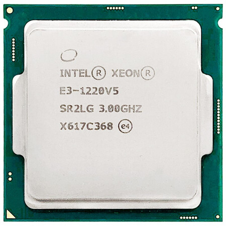 Intel Xeon CPU central processing unit E3-1200v5 series 1151-pin server/workstation E3-1220V54 core 4 threads 3.0G main frequency Intel Xeon CPU central processing unit E3-1200v5 series 1151-pin server/workstation E3-1220V54 core 4 threads 3.0G main frequency