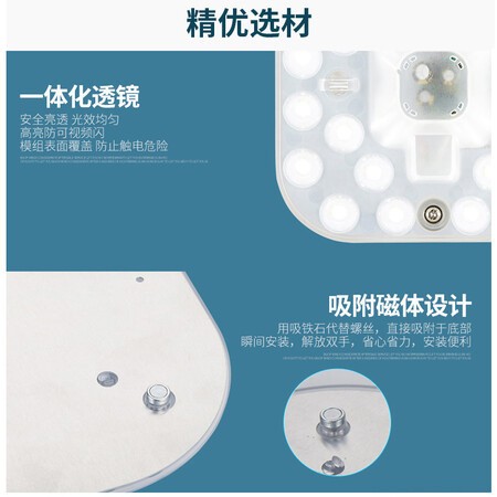 Op lighting OPPLEled circular ceiling plate retrofit lamps saving light bulb bar patch 24 watt white light lamp beads lamp replacement Dengpan Op lighting OPPLEled circular ceiling plate retrofit lamps saving light bulb bar patch 24 watt white light lamp beads lamp replacement Dengpan