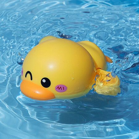 Leqin Lechin children's toys for boys and girls, baby bath toys for newborn babies, floating and playing in water toys series, cute duck yellow Leqin Lechin children's toys for boys and girls, baby bath toys for newborn babies, floating and playing in water toys series, cute duck yellow
