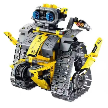 Ermiao programming robot intelligent electronic building blocks mechanical programming steam toy electric assembly remote control 3 in 1 boy 6 years old 7-9-10 years old children birthday gift three-variable programming robot + dinosaur 520 particles Ermiao programming robot intelligent electronic building blocks mechanical programming steam toy electric assembly remote control 3 in 1 boy 6 years old 7-9-10 years old children birthday gift three-variable programming robot + dinosaur 520 particles