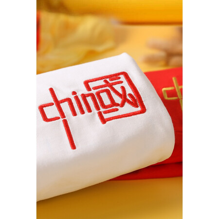 Xinjiang cotton patriotic clothes with Chinese characters clothes with Chinese logo national short-sleeved T-shirt men's 2021 new embroidered T-shirt large size cotton DXT black-left chest red embroidery label 3XL recommended 175-195 kg Xinjiang cotton patriotic clothes with Chinese characters clothes with Chinese logo national short-sleeved T-shirt men's 2021 new embroidered T-shirt large size cotton DXT black-left chest red embroidery label 3XL recommended 175-195 kg