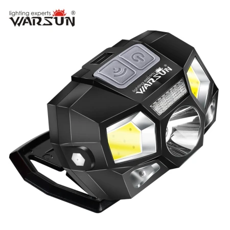 Walson Warsun T101 headlight night fishing strong light rechargeable super bright led induction headlight head-mounted torch waterproof work miner's lamp outdoor fishing long-range Walson Warsun T101 headlight night fishing strong light rechargeable super bright led induction headlight head-mounted torch waterproof work miner's lamp outdoor fishing long-range