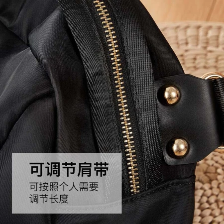 HAUTTON bag women's bag shoulder bag ladies large-capacity waist bag fashion shell bag Oxford cloth bag versatile commuting light casual Messenger bag birthday gift for girlfriend wife black HAUTTON bag women's bag shoulder bag ladies large-capacity waist bag fashion shell bag Oxford cloth bag versatile commuting light casual Messenger bag birthday gift for girlfriend wife black