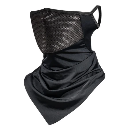 Cavalry company Cavalry summer ice silk magic turban breathable sunscreen net men and women sports ear mask dust-proof triangular scarf moisture-wicking riding equipment black Cavalry company Cavalry summer ice silk magic turban breathable sunscreen net men and women sports ear mask dust-proof triangular scarf moisture-wicking riding equipment black