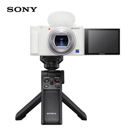 Sony SONYZV-1 Vlog digital camera white handle battery set ZV14K video/beauty shooting/powerful focus Sony SONYZV-1 Vlog digital camera white handle battery set ZV14K video/beauty shooting/powerful focus