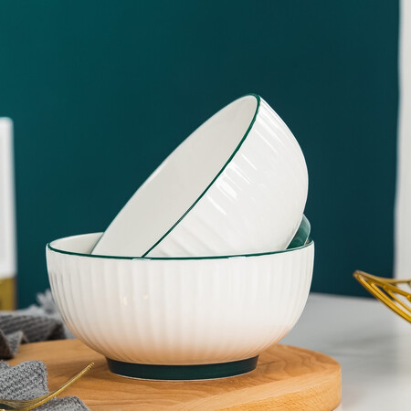 Haoya ceramic tableware underglaze color Jingdezhen tableware bowls and dishes set microwave oven for 24 ink clouds Haoya ceramic tableware underglaze color Jingdezhen tableware bowls and dishes set microwave oven for 24 ink clouds