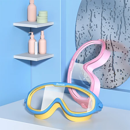 Youyou Children's Swimming Goggles Swimming Cap Waterproof Anti-Fog HD Swimming Goggles Large Frame Boys and Girls Swimming Goggles Swimming Cap Set Diving Equipment 6936 Purple Youyou Children's Swimming Goggles Swimming Cap Waterproof Anti-Fog HD Swimming Goggles Large Frame Boys and Girls Swimming Goggles Swimming Cap Set Diving Equipment 6936 Purple