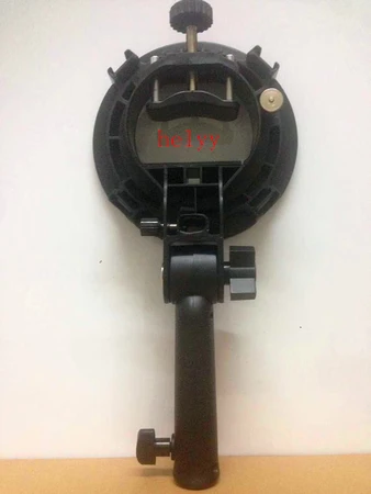 Mi Li S-type bracket flash machine top flash Bowens interface fixed bracket flash lamp holder with handle Mi Li S-type bracket flash machine top flash Bowens interface fixed bracket flash lamp holder with handle