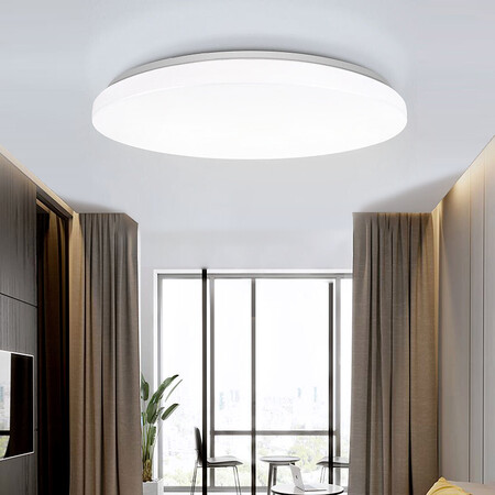 Lorraine ROLin bedroom lamp led ceiling lamp living room lighting lighting study room balcony aisle corridor lamp round thin section industrial custom 15W minimalist all white Lorraine ROLin bedroom lamp led ceiling lamp living room lighting lighting study room balcony aisle corridor lamp round thin section industrial custom 15W minimalist all white