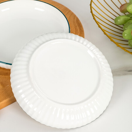 Haoya ceramic tableware underglaze color Jingdezhen tableware bowls and dishes set microwave oven for 24 ink clouds Haoya ceramic tableware underglaze color Jingdezhen tableware bowls and dishes set microwave oven for 24 ink clouds