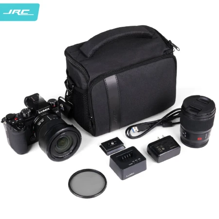 JRC SLR micro-single camera bag one shoulder Messenger camera bag digital camera liner storage bag portable suitable for Canon Sony MR70 black small JRC SLR micro-single camera bag one shoulder Messenger camera bag digital camera liner storage bag portable suitable for Canon Sony MR70 black small