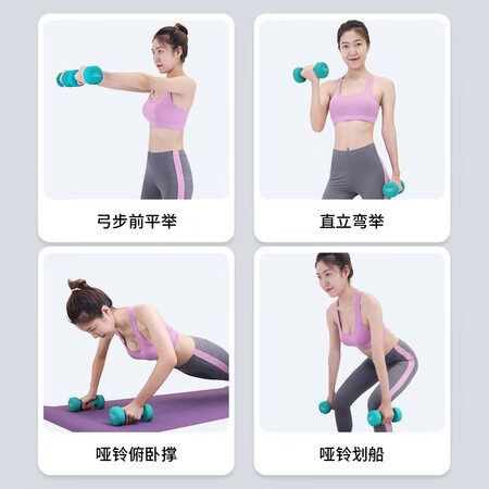 PROIRON Color Dip Dumbbells Ladies Fitness Equipment Household Children's Small Dumbbells Exercise Arm Shaping Aerobics Yabell Set Pink 1kg*2 PROIRON Color Dip Dumbbells Ladies Fitness Equipment Household Children's Small Dumbbells Exercise Arm Shaping Aerobics Yabell Set Pink 1kg*2