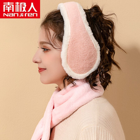 Antarctic women's earmuffs to keep warm, outdoor riding, windproof and cold-proof plus velvet, simple earmuffs, earmuffs, ear warmers, headband earmuffs, pink Antarctic women's earmuffs to keep warm, outdoor riding, windproof and cold-proof plus velvet, simple earmuffs, earmuffs, ear warmers, headband earmuffs, pink