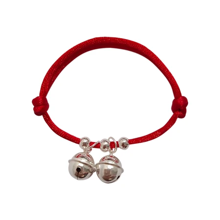 925 small bell anklet bracelet red rope baby girl child bracelet baby jewelry 3 bells red rope circumference 12-14 cm 925 small bell anklet bracelet red rope baby girl child bracelet baby jewelry 3 bells red rope circumference 12-14 cm