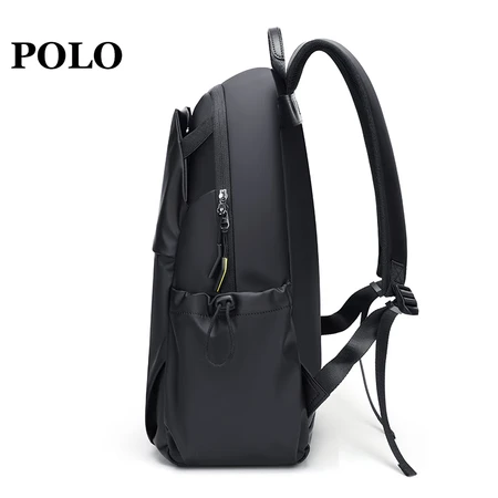 POLO backpack men's casual travel backpack multi-compartment large capacity 15.6 inches computer bag waterproof student schoolbag business fashion travel bag ZY093P371J Xingyao Black POLO backpack men's casual travel backpack multi-compartment large capacity 15.6 inches computer bag waterproof student schoolbag business fashion travel bag ZY093P371J Xingyao Black