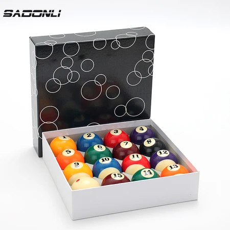 New power billiard black 8 billiards American style large ball triple A quality 16 color crystal billiards billiard accessories 57.2mm billiards XD-9502 New power billiard black 8 billiards American style large ball triple A quality 16 color crystal billiards billiard accessories 57.2mm billiards XD-9502
