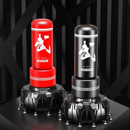 Ou Naide boxing sandbag vertical sanda suction cup tumbler sandbag boxing target martial arts household children adult fighting equipment red martial arts + giant bottom bucket 24 suction + strengthened connector + foot target Ou Naide boxing sandbag vertical sanda suction cup tumbler sandbag boxing target martial arts household children adult fighting equipment red martial arts + giant bottom bucket 24 suction + strengthened connector + foot target