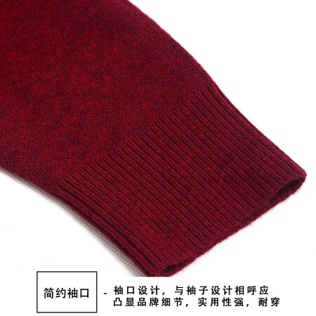 Thickened pure cashmere sweater from Ordo City, men's lapel warm sweater, solid color casual plus size dad's clothing knitted bottoming shirt for men, Shangqing 175/L/92A Thickened pure cashmere sweater from Ordo City, men's lapel warm sweater, solid color casual plus size dad's clothing knitted bottoming shirt for men, Shangqing 175/L/92A