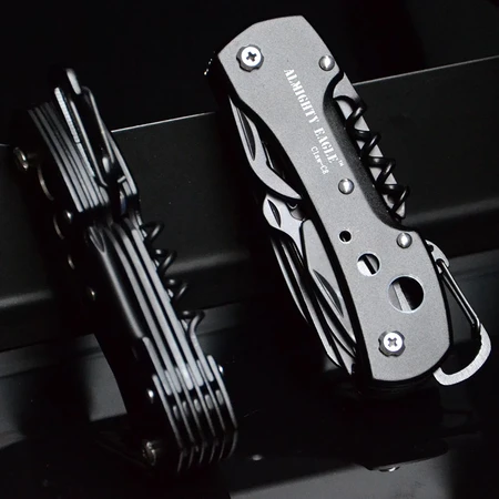 Almighty Eagle Multifunctional Knife Outdoor Combination Screwdriver Tool Bottle Opener Folding Knife EDC Key Buckle Portable Mini Knife Small Scissors Field Survival Emergency Equipment Almighty Eagle Multifunctional Knife Outdoor Combination Screwdriver Tool Bottle Opener Folding Knife EDC Key Buckle Portable Mini Knife Small Scissors Field Survival Emergency Equipment