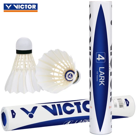 Victor VICTOR Victory badminton resistant to playing stable practice competition with badminton skylark No. 4 LARK4 12 packs Victor VICTOR Victory badminton resistant to playing stable practice competition with badminton skylark No. 4 LARK4 12 packs
