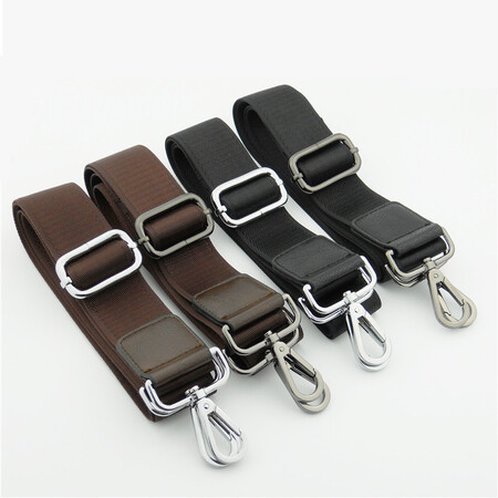 Men's bag accessories backpack belt messenger shoulder bag strap briefcase with computer bag shoulder strap men's leather bag back width 3.1 wide brown strap silver white hook Men's bag accessories backpack belt messenger shoulder bag strap briefcase with computer bag shoulder strap men's leather bag back width 3.1 wide brown strap silver white hook