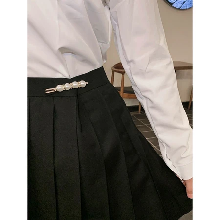 Beautiful princess anti-light buckle imitation pearl brooch female cardigan collar pin jeans waist waist artifact fixed clothes waist buckle clip 3# package 3 Beautiful princess anti-light buckle imitation pearl brooch female cardigan collar pin jeans waist waist artifact fixed clothes waist buckle clip 3# package 3