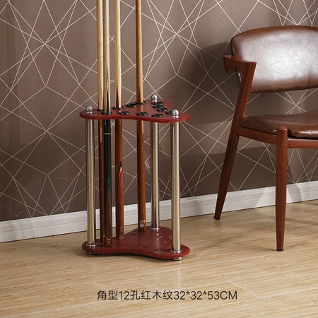 Billiard cue rack floor rack cue rack wall vertical billiard supplies accessories fishing rod rack golf rack teak color square 8 holes Billiard cue rack floor rack cue rack wall vertical billiard supplies accessories fishing rod rack golf rack teak color square 8 holes