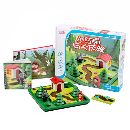 Xiaoyu egg children's educational toys desktop game logic to understand the problem labyrinth early education 启 baby mature logic thinking training parent-child interactive board game 3-6 years old 4-12 years old red hat and big gray wolf Xiaoyu egg children's educational toys desktop game logic to understand the problem labyrinth early education 启 baby mature logic thinking training parent-child interactive board game 3-6 years old 4-12 years old red hat and big gray wolf