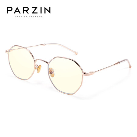 Parson Parzin Song Zuier Star with the same paragraph anti-blue light radiation glasses ladies metal polygonal computer goggles flat glossy 15738L Parson Parzin Song Zuier Star with the same paragraph anti-blue light radiation glasses ladies metal polygonal computer goggles flat glossy 15738L