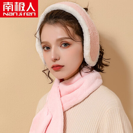 Antarctic women's earmuffs to keep warm, outdoor riding, windproof and cold-proof plus velvet, simple earmuffs, earmuffs, ear warmers, headband earmuffs, pink Antarctic women's earmuffs to keep warm, outdoor riding, windproof and cold-proof plus velvet, simple earmuffs, earmuffs, ear warmers, headband earmuffs, pink