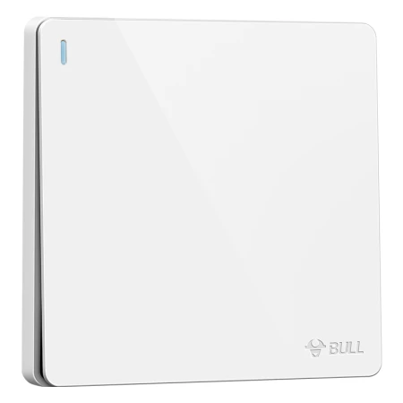 Bull BULL switch socket G12 series one open single control switch large panel switch G12K111 ivory white concealed installation Bull BULL switch socket G12 series one open single control switch large panel switch G12K111 ivory white concealed installation