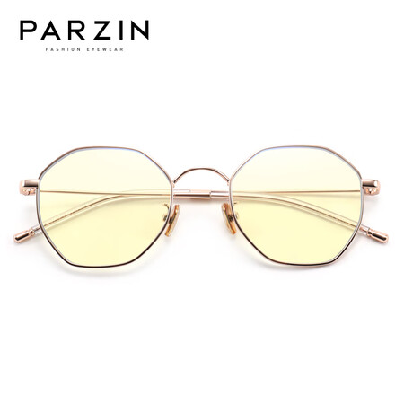 Parson Parzin Song Zuier Star with the same paragraph anti-blue light radiation glasses ladies metal polygonal computer goggles flat glossy 15738L Parson Parzin Song Zuier Star with the same paragraph anti-blue light radiation glasses ladies metal polygonal computer goggles flat glossy 15738L