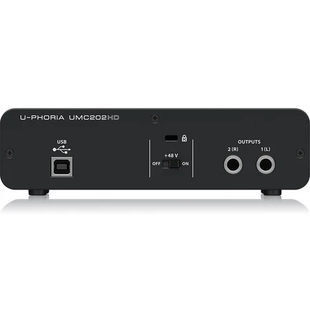 Behringer Behringer UMC202HD sound card professional USB recording external live K singing sound card audio interface guitar piano instrument recording Behringer Behringer UMC202HD sound card professional USB recording external live K singing sound card audio interface guitar piano instrument recording