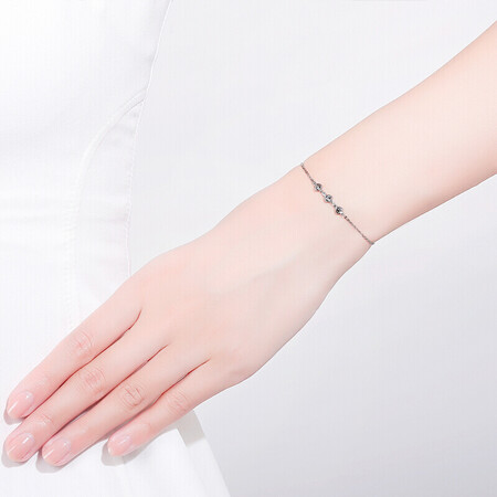 Saturday Fu Jewelry PT950 Platinum Bracelet Women Platinum Love Bracelet Love PT075244 About 2.16g 16+2cm Saturday Fu Jewelry PT950 Platinum Bracelet Women Platinum Love Bracelet Love PT075244 About 2.16g 16+2cm