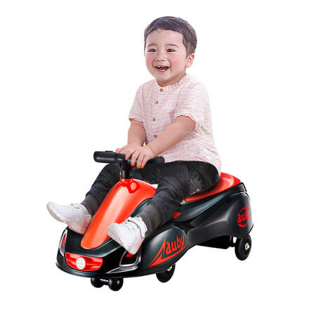 Aubei Auby children's toys boy girl twist car music scooter mute wheel anti-side turns cool music twist car - Xingyao black one year old toy new year gift Aubei Auby children's toys boy girl twist car music scooter mute wheel anti-side turns cool music twist car - Xingyao black one year old toy new year gift